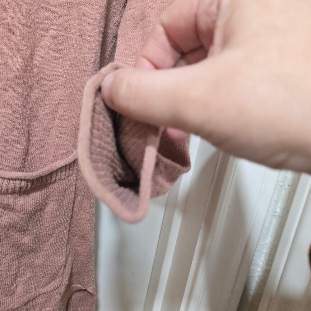 Madewell Cardigan XXS Mauve Open Front Cozy Knit - Picture 7 of 11